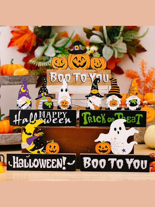 Assorted 2-Piece Halloween Element Ornaments