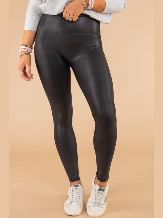 Women High Waist Skinny Black Pants
