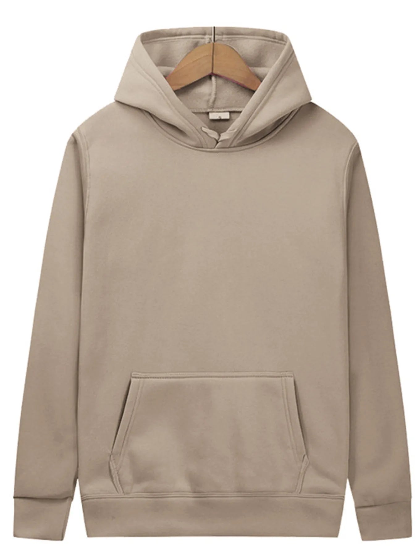 Men's Full Size Kangaroo Pocket Long Sleeve Hoodie Plus Size NicholesGifts