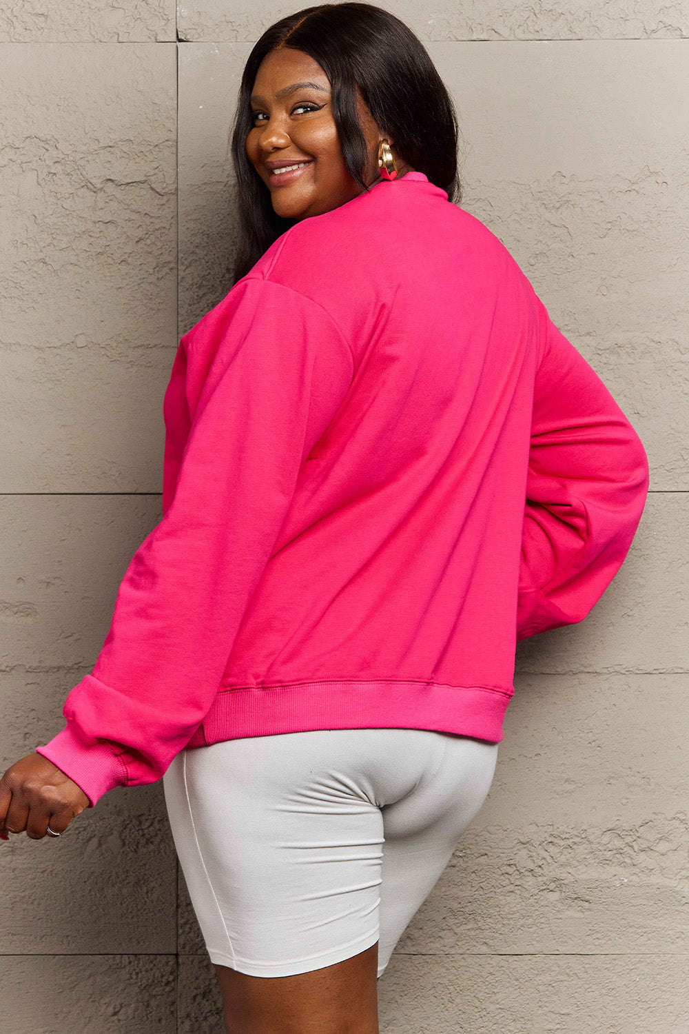 Simply Love Full Size Graphic Round Neck Sweatshirt NicholesGifts