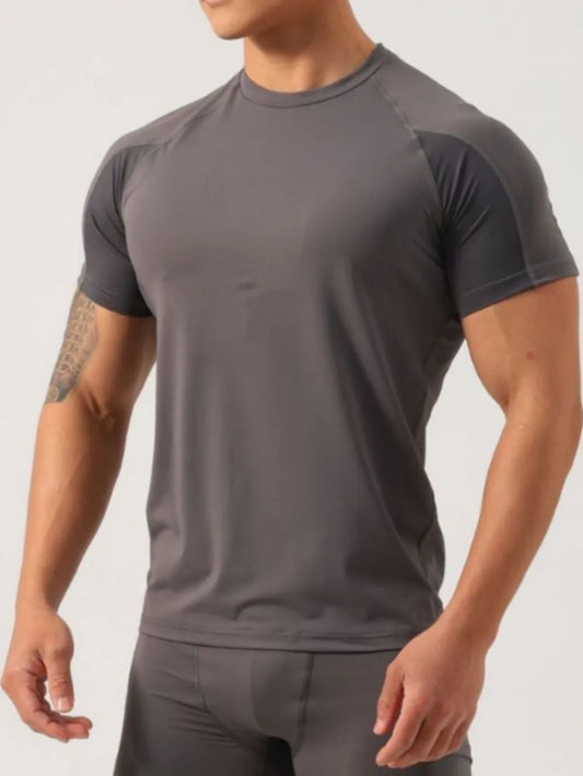 Men's Plus Size Round Neck Short Sleeve T-Shirt NicholesGifts