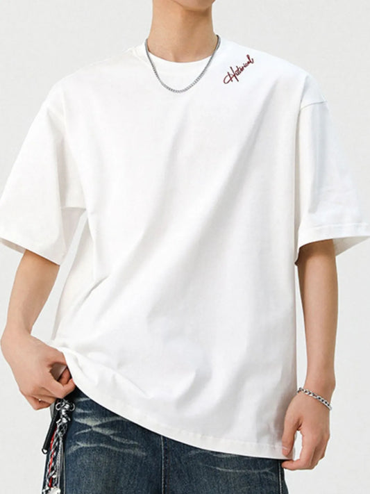 Men's Round Neck Half Sleeve T-Shirt Trendsi