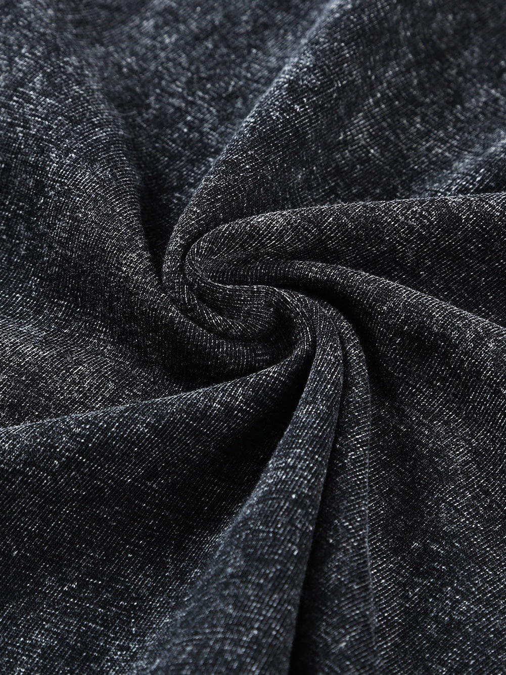 Heathered Round Neck Top and Shorts Lounge Set