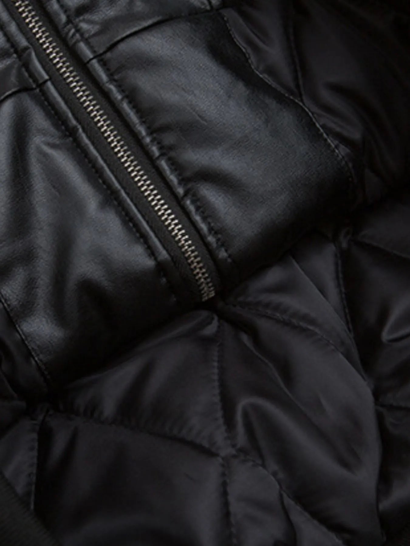 Men's Faux Fur Hooded Contrast Bomber Jacket Trendsi