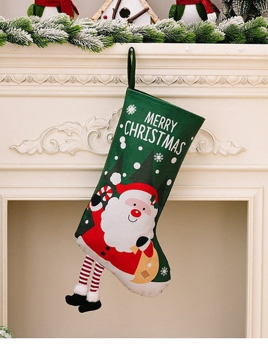 Printed Christmas Stocking Hanging Widget NicholesGifts