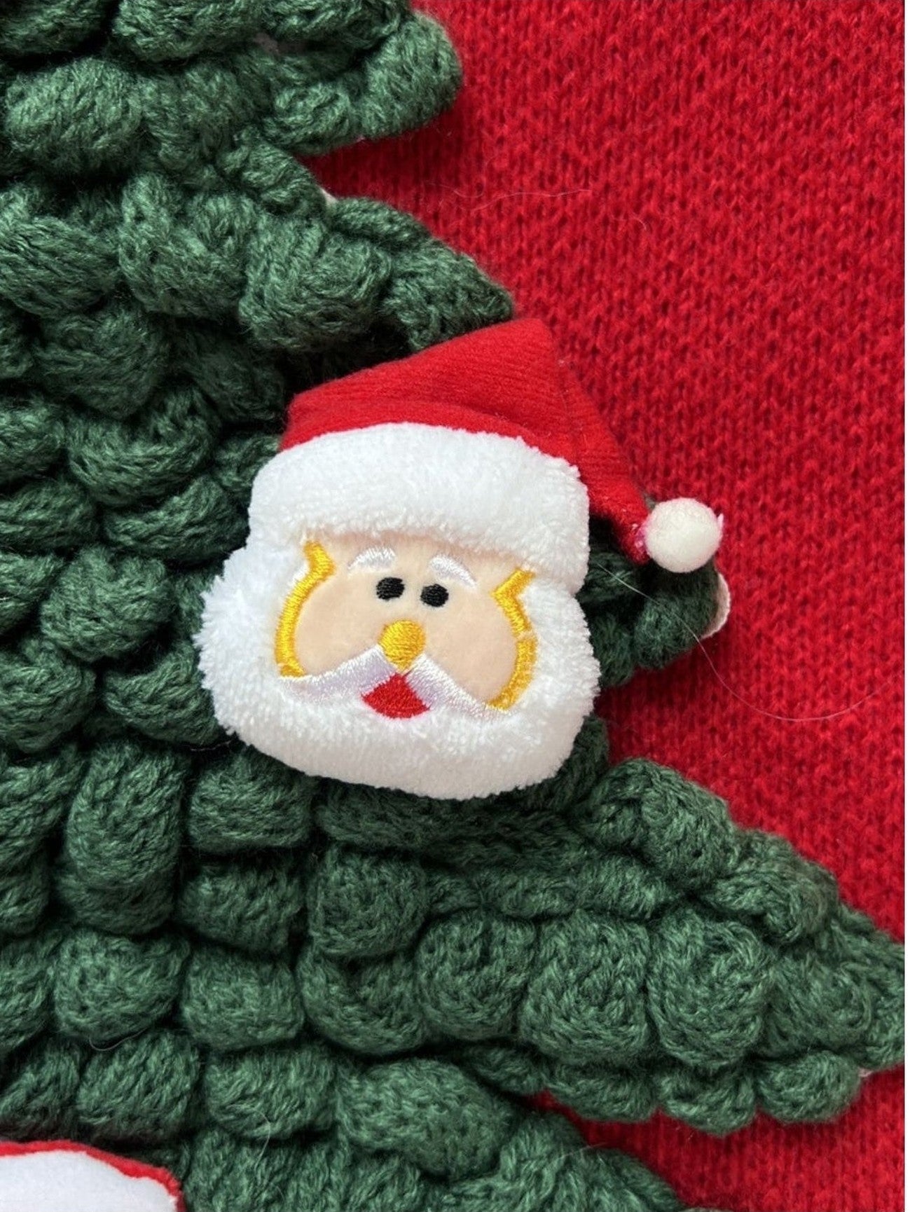 Christmas Tree Round Neck Long Sleeve Sweater