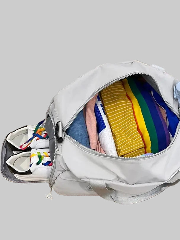 Nylon Solid Travel Bag nicholesgifts