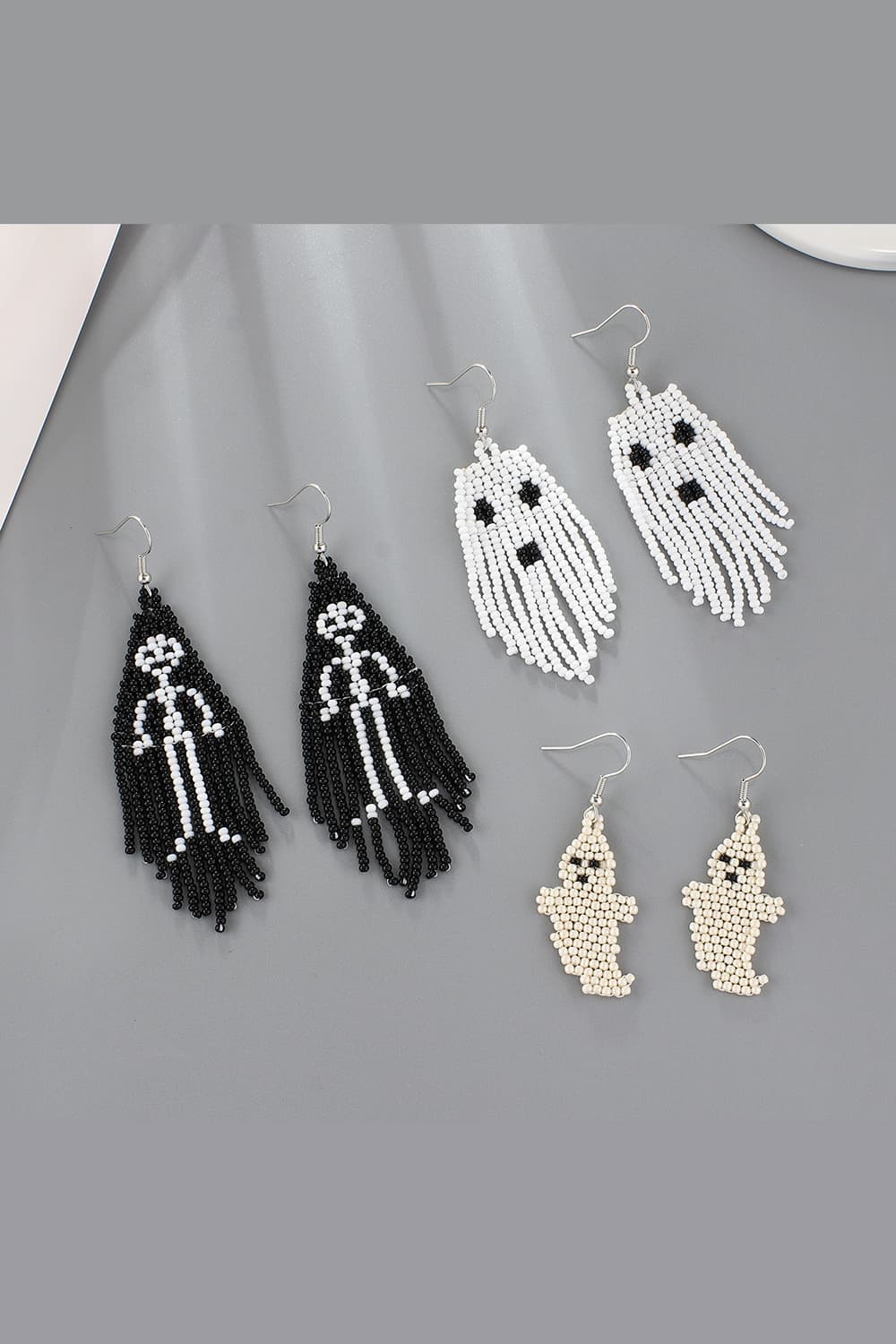 Women Beaded Dangle Halloween Earrings NicholesGifts
