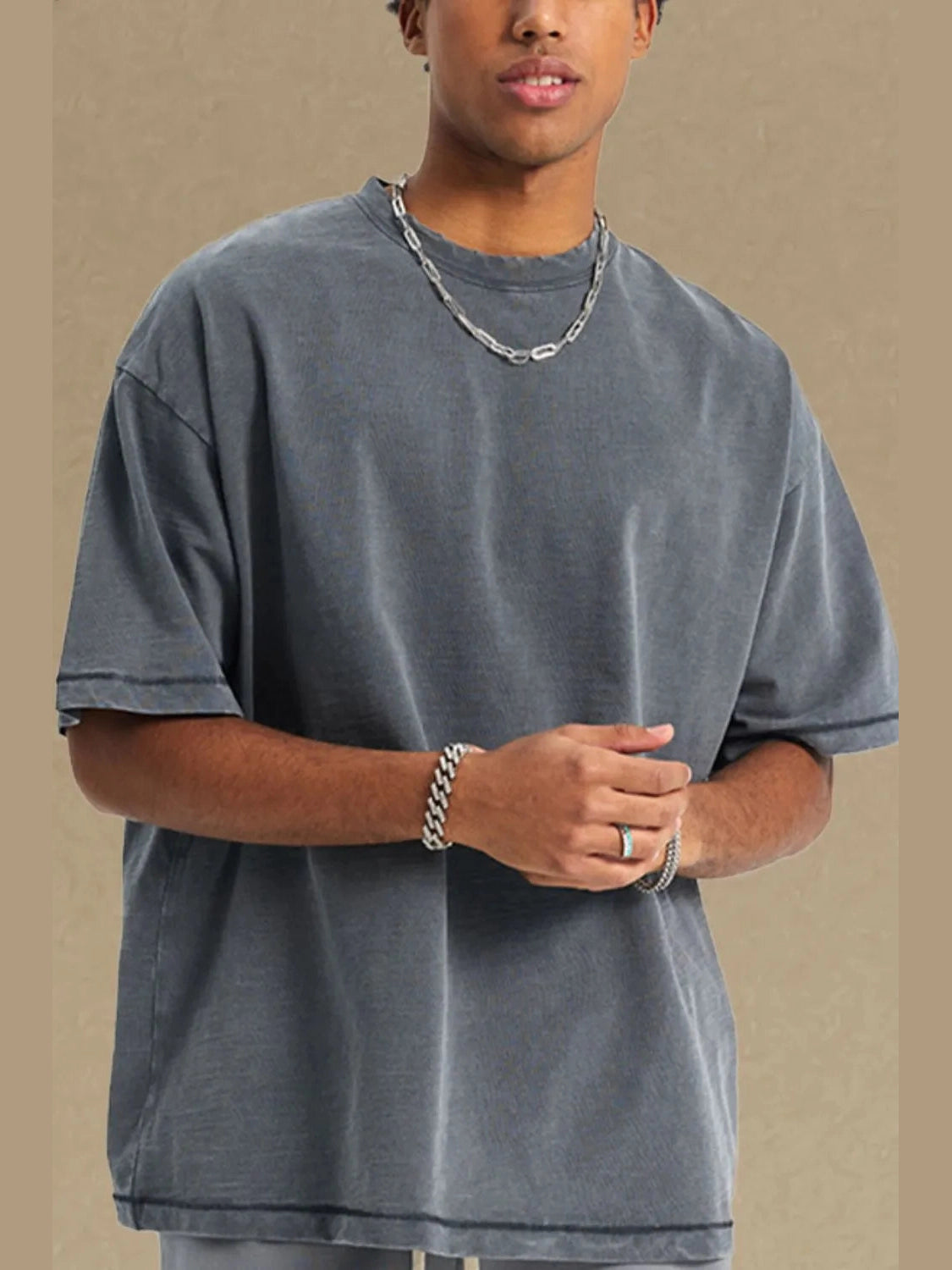 Men's Round Neck Half Sleeve T-Shirt
