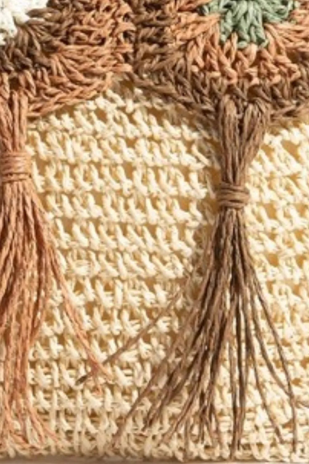 Fame Intricate Tassel Braided Crossbody Bag Trendsi