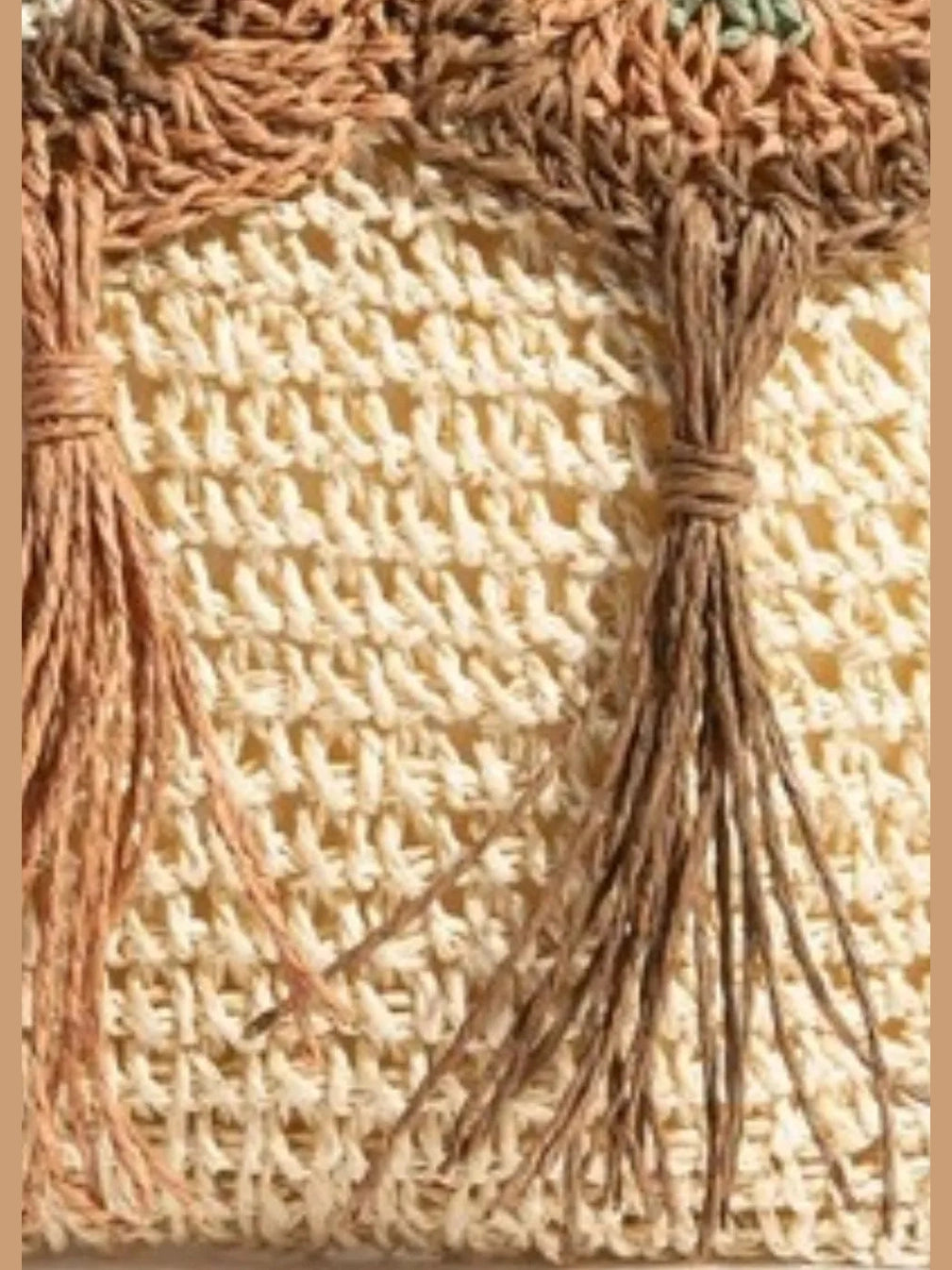 Fame Intricate Tassel Braided Crossbody Bag NicholesGifts