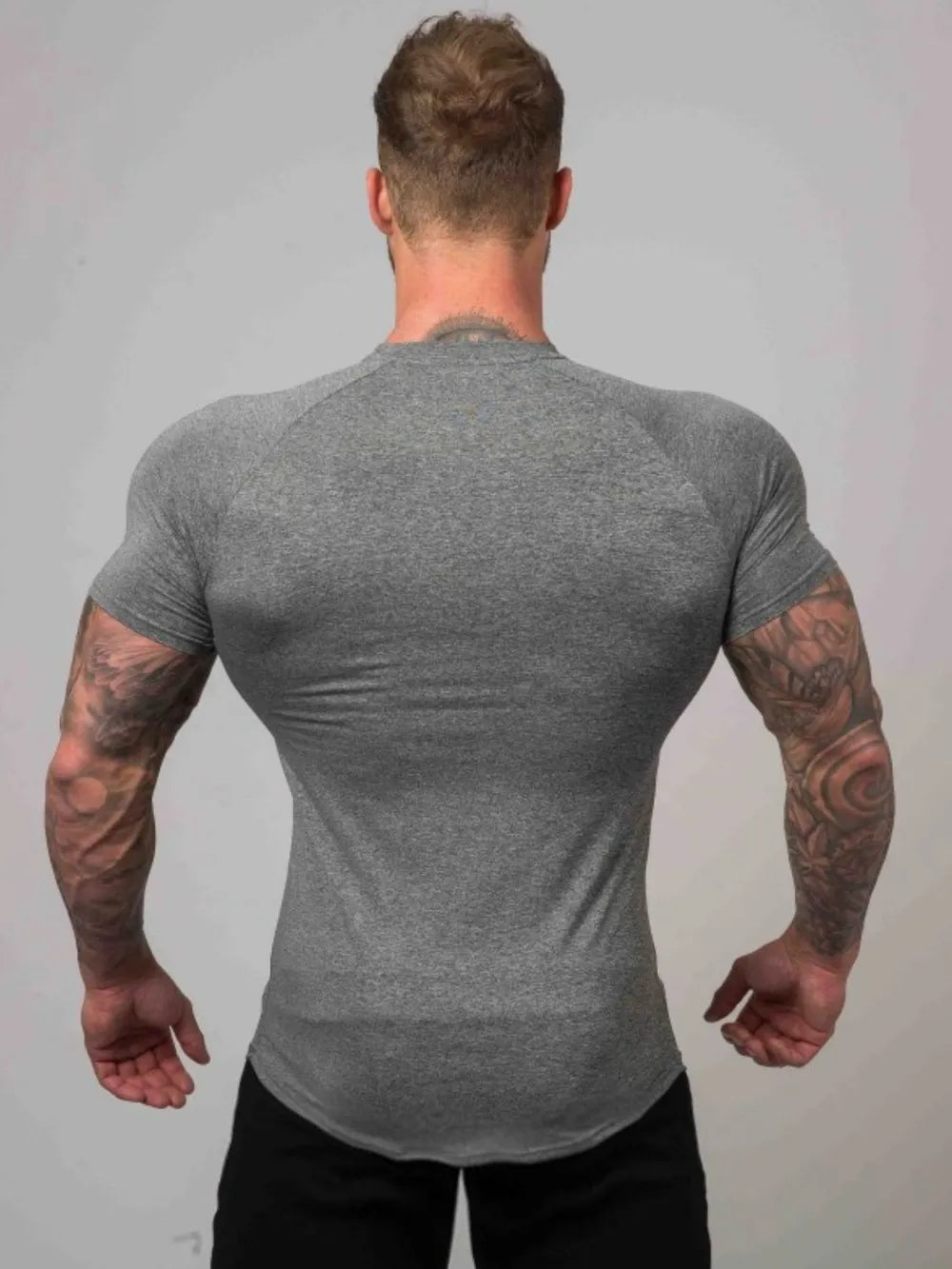 Men's Plus Size Round Neck Short Sleeve T-Shirt NicholesGifts