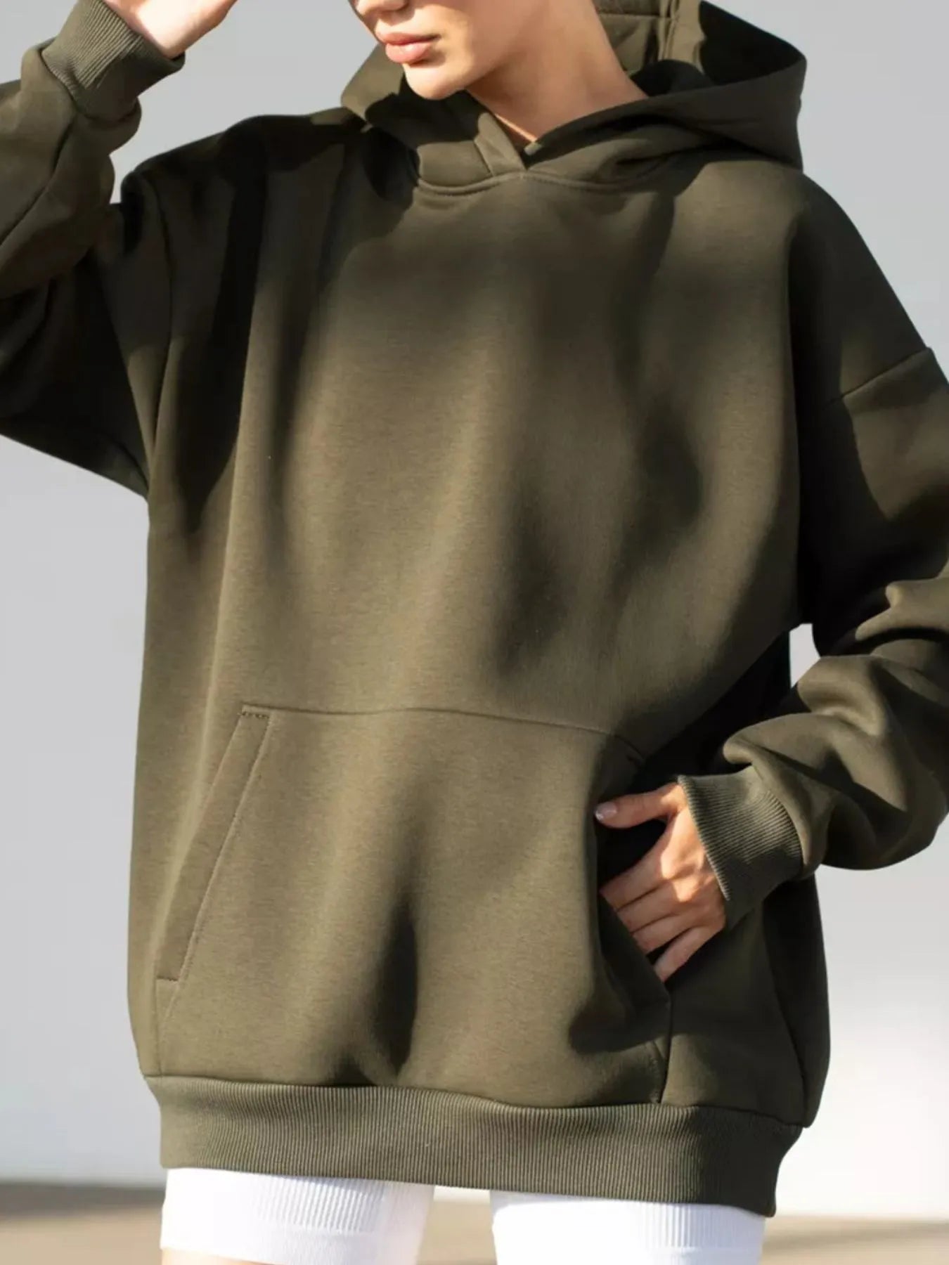 Kangaroo Pocket Long Sleeve Hoodie
