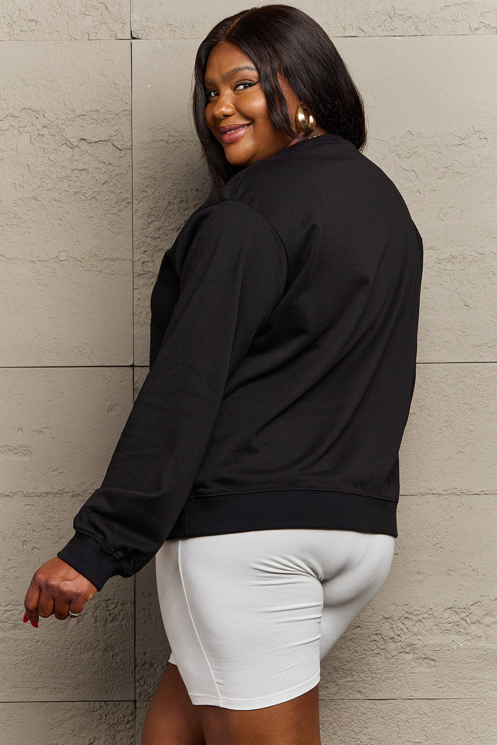 Simply Love Full Size Graphic Round Neck Sweatshirt NicholesGifts