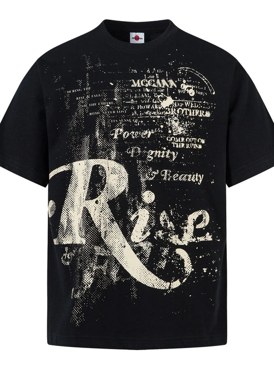 Men's Letter Graphic Short Sleeve T-Shirt Trendsi