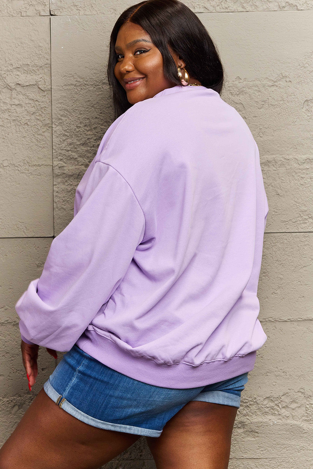 Simply Love Full Size Graphic Round Neck Sweatshirt NicholesGifts