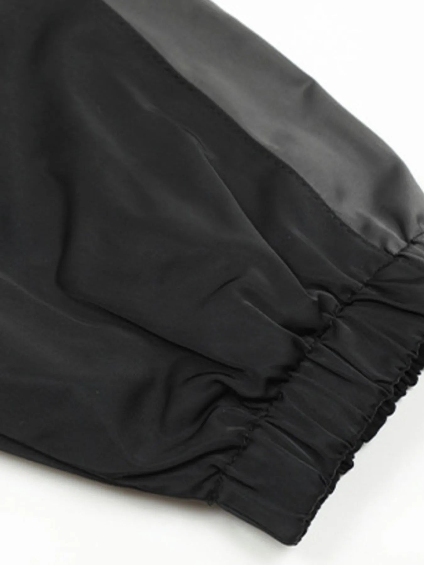 Men's Letter Zip Up Hooded Windbreaker Jacket Trendsi