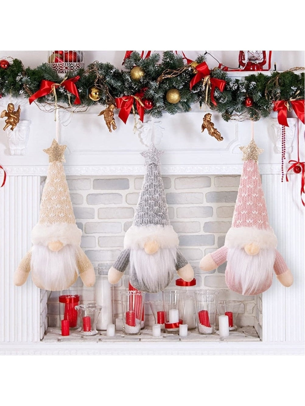 Assorted 2-Piece Faceless Gnome Hanging Widgets