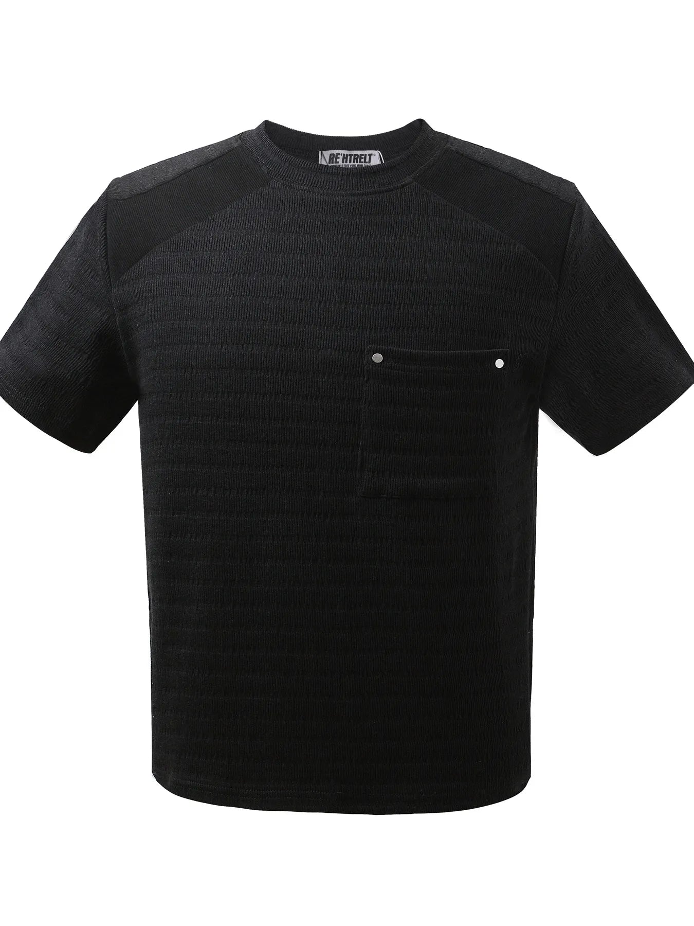 Men's Basic style Round Neck Solid T-Shirt Trendsi