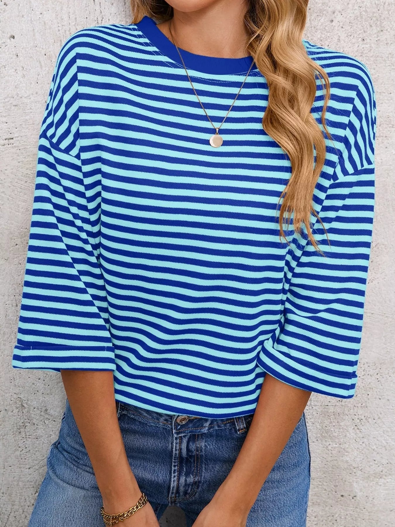 Striped Back Bow Tie T-Shirt nicholesgifts