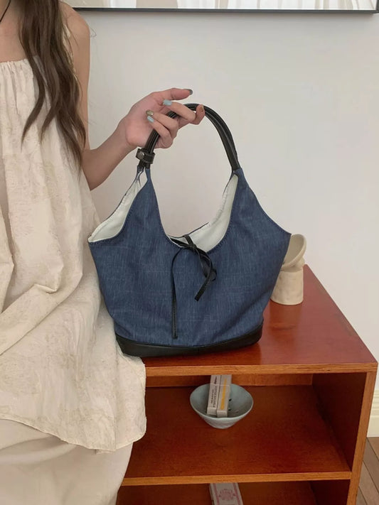 Tie Detail Shoulder Bag nicholesgifts