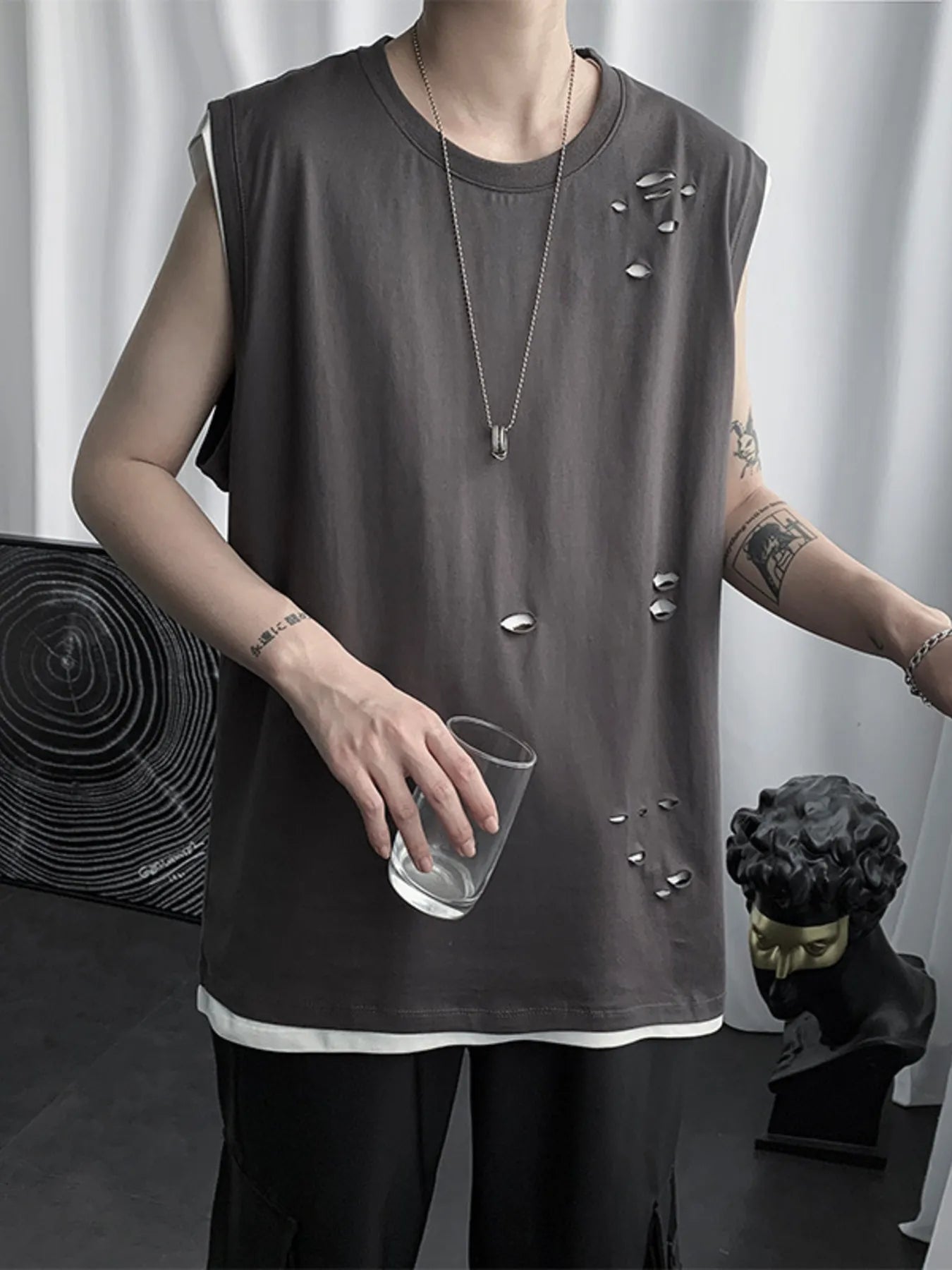 Men's Round Neck Tank NicholesGifts