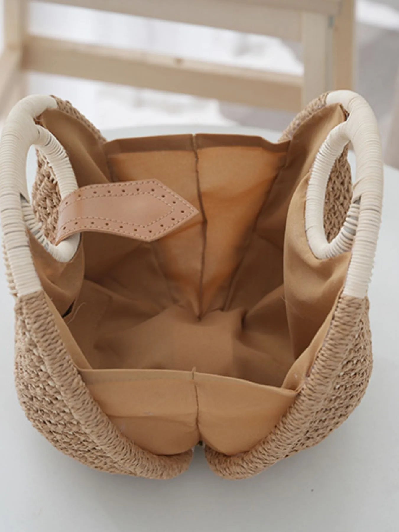Straw Braided Round Handbag Trendsi