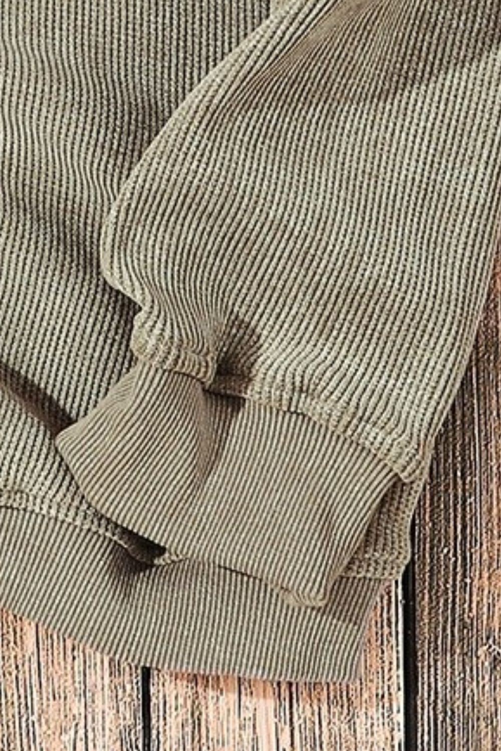 Lucky Clover Sequin Round Neck Sweatshirt NicholesGifts