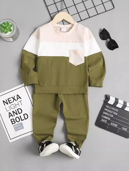 Children's Color Block Top and Pants Set NicholesGifts