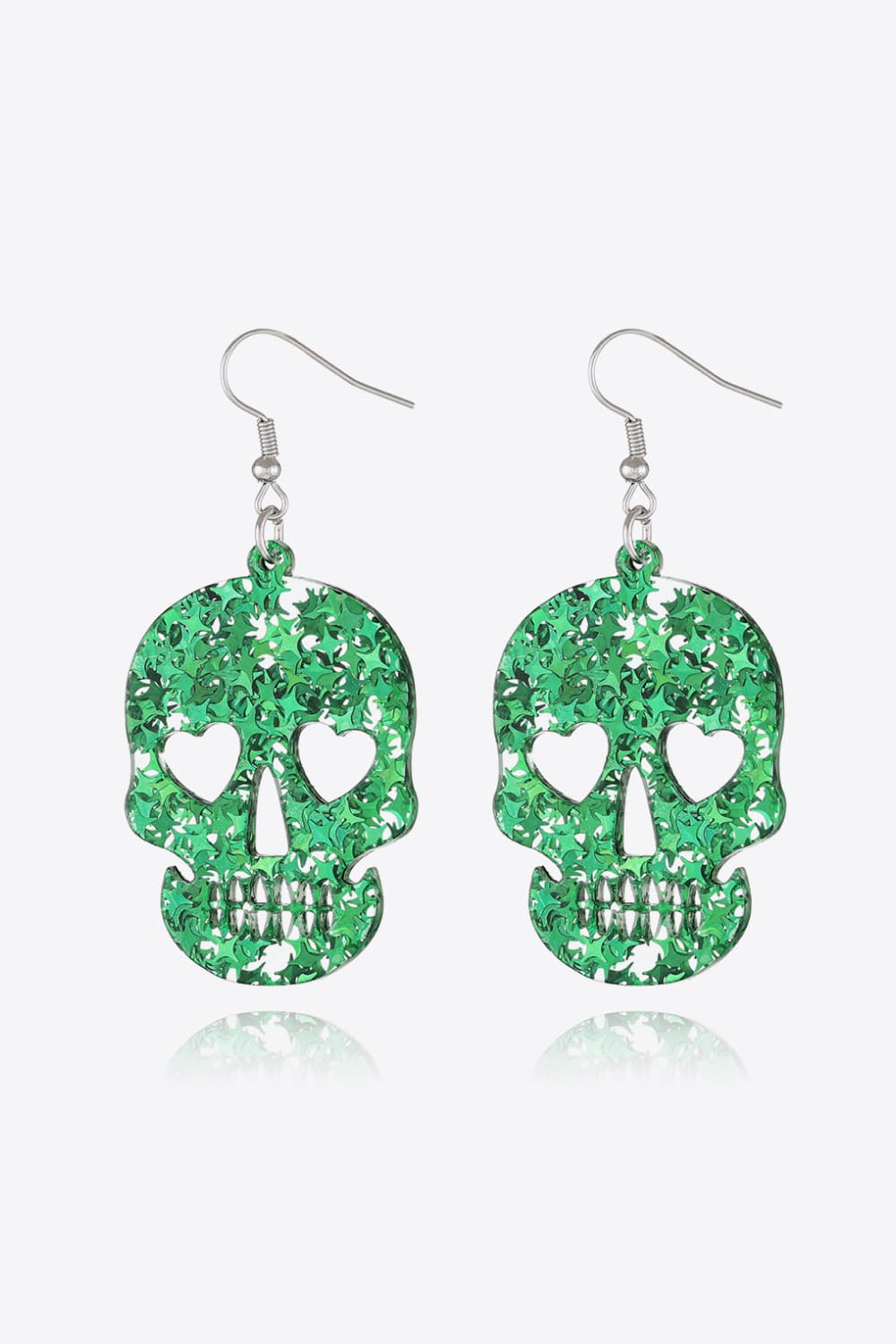 Women Acrylic Skull Drop Earrings NicholesGifts