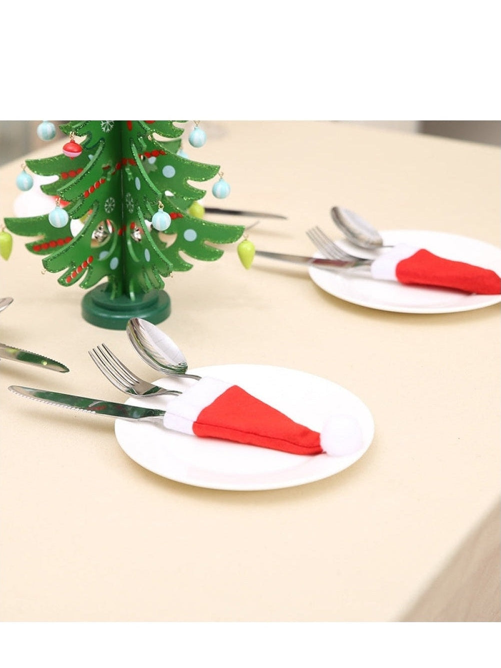 20-Piece Christmas Hat Cutlery Holders NicholesGifts