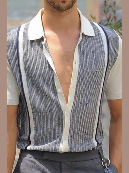 Men's Plus Size Button Up Short Sleeve Shirt NicholesGifts