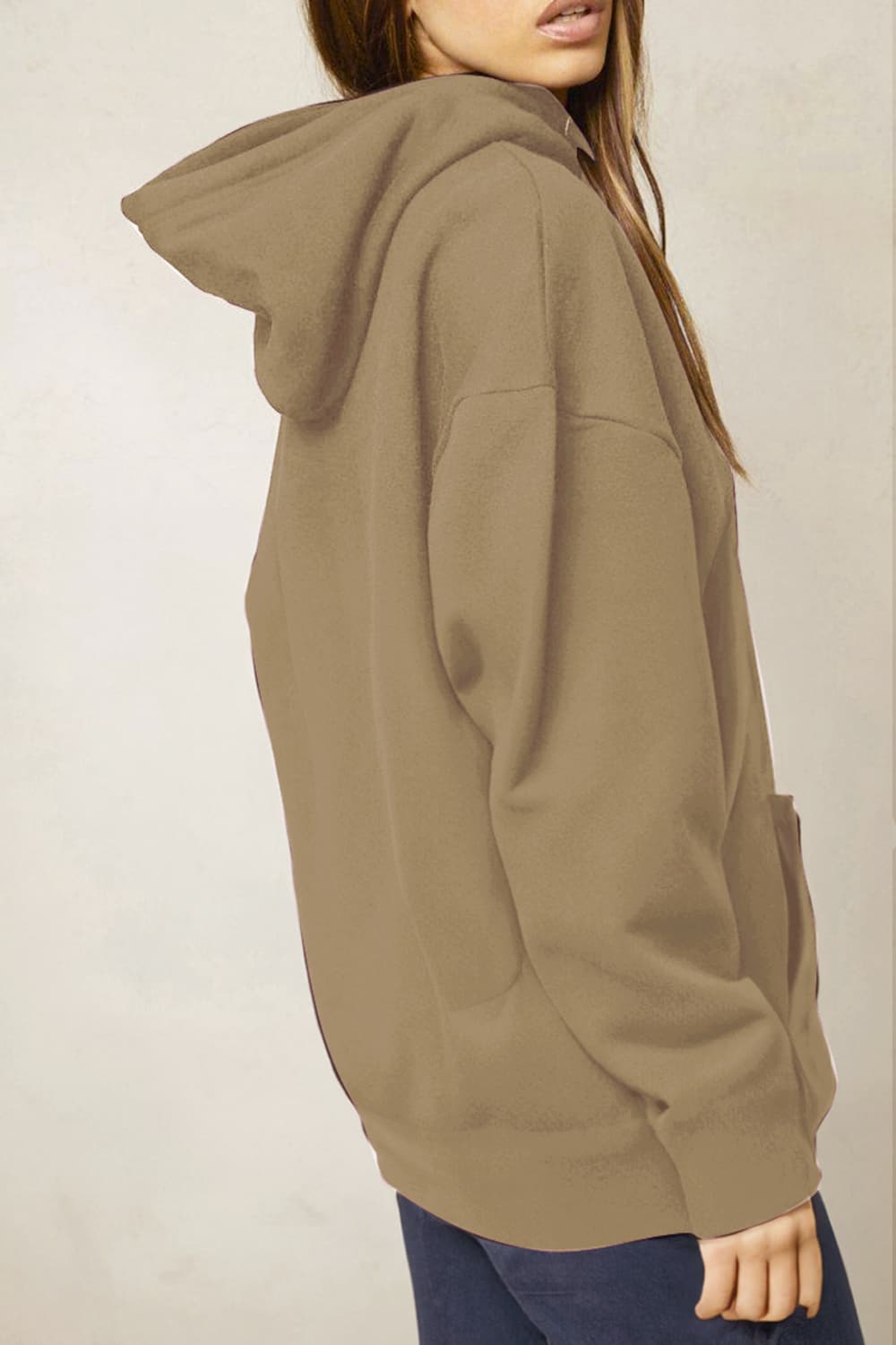 Simply Love Simply Love Full Size BORN FREE Graphic Hoodie Trendsi