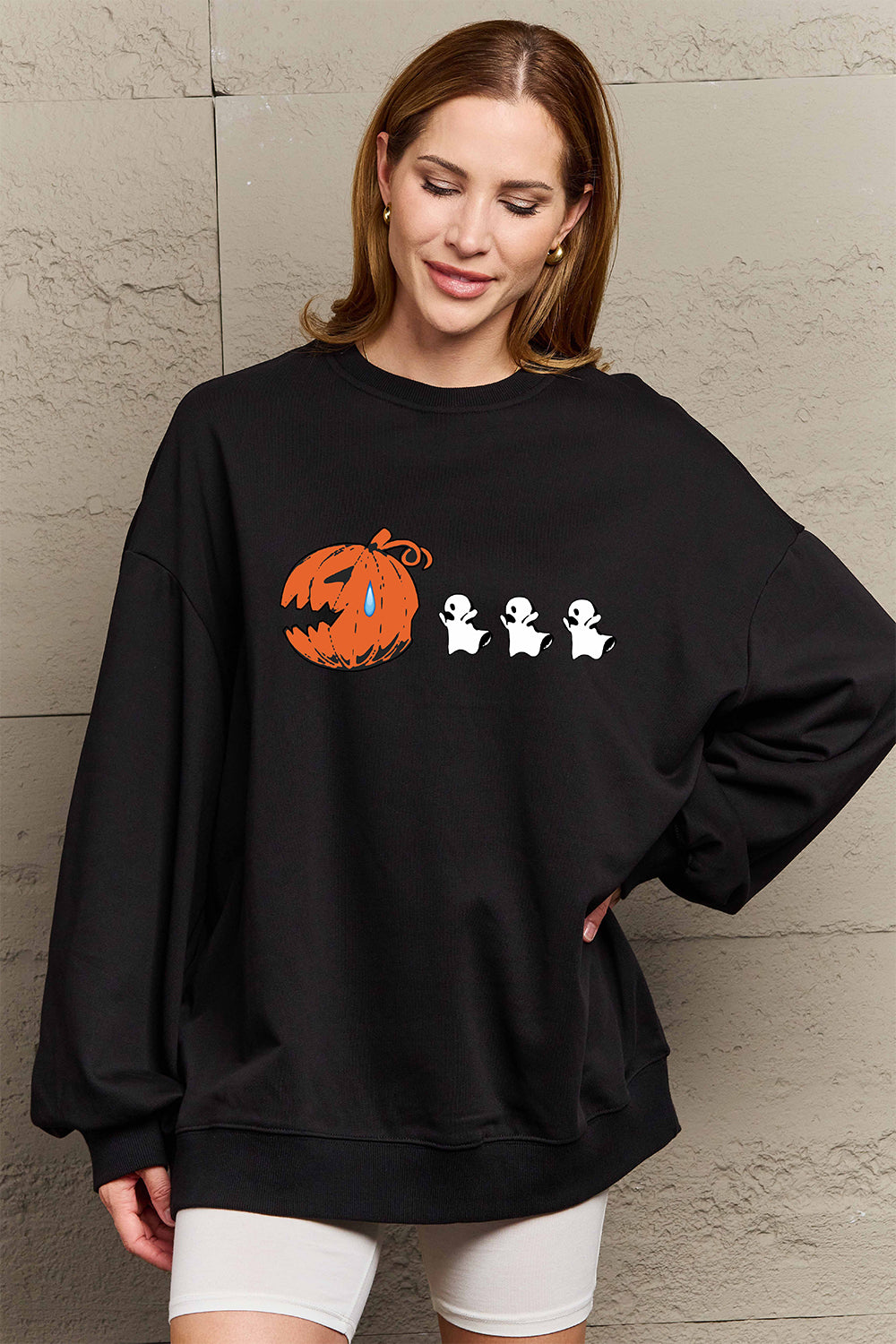 Simply Love Full Size Graphic Dropped Shoulder Sweatshirt NicholesGifts