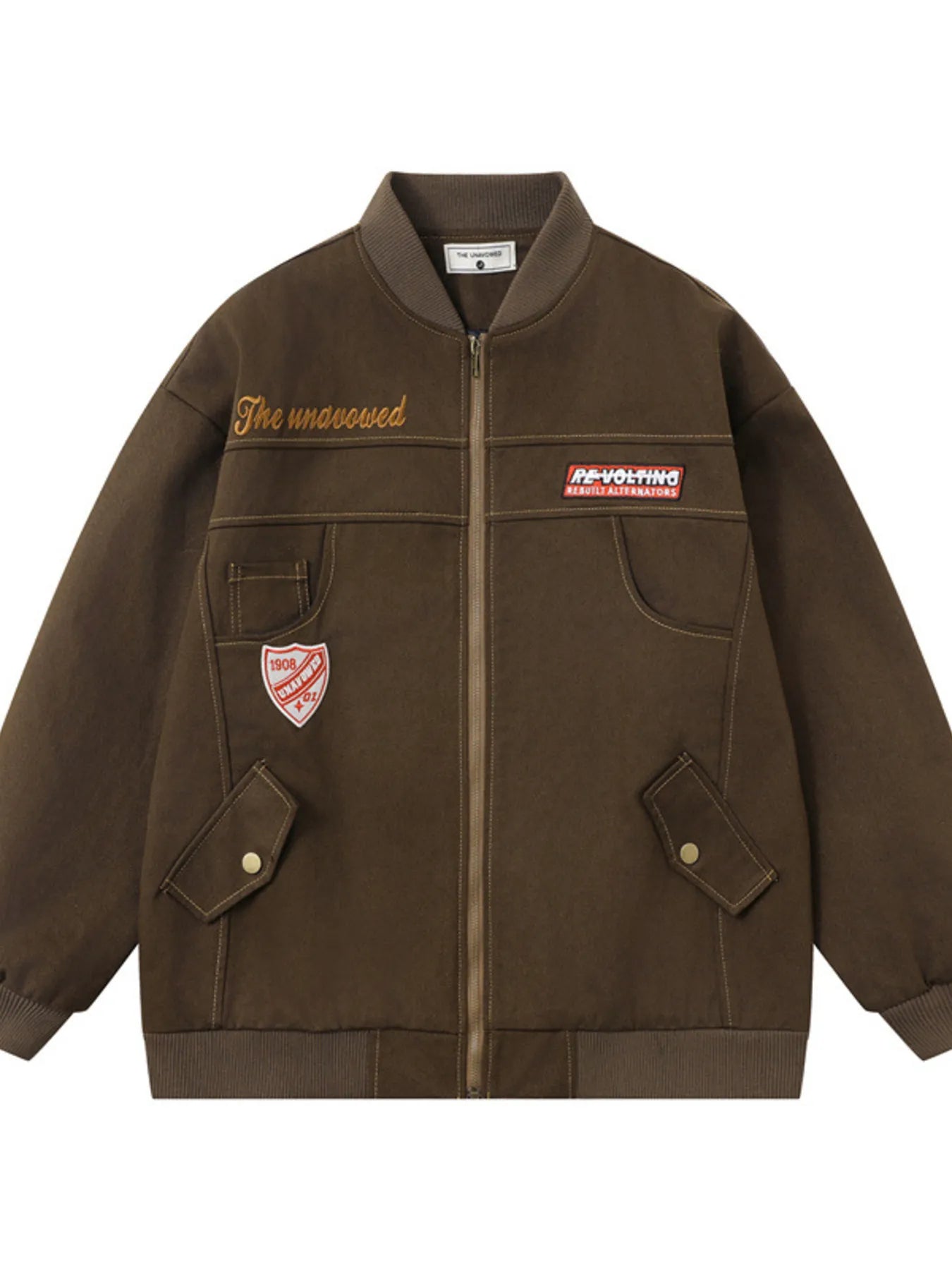 Men's Zip Up Long Sleeve Jacket Trendsi