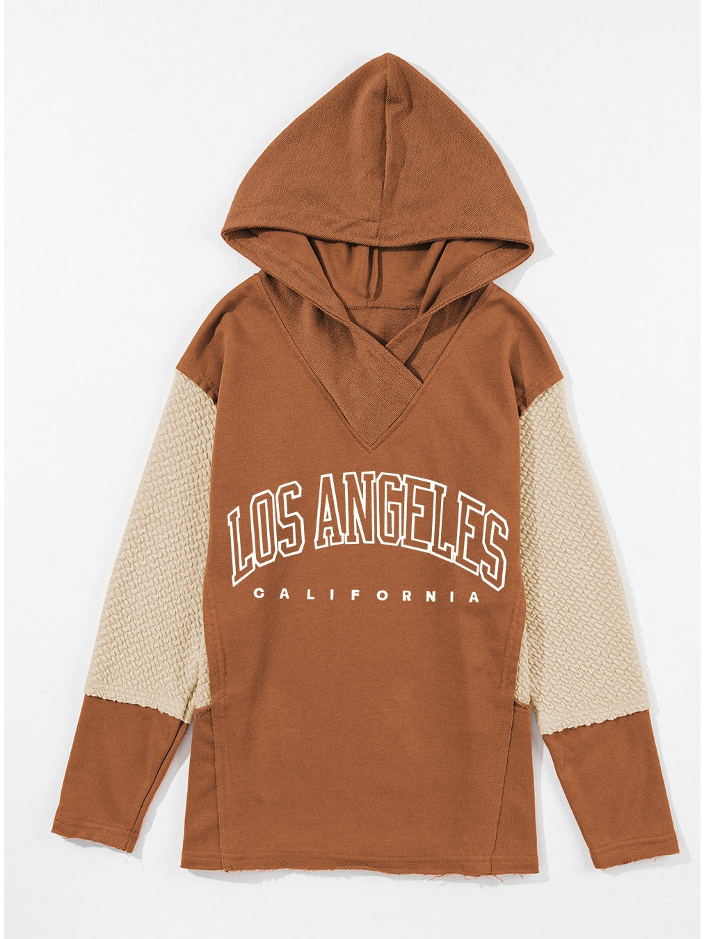 NicholesGifts Women Letter Graphic Long Sleeve Hoodie nicholesgifts