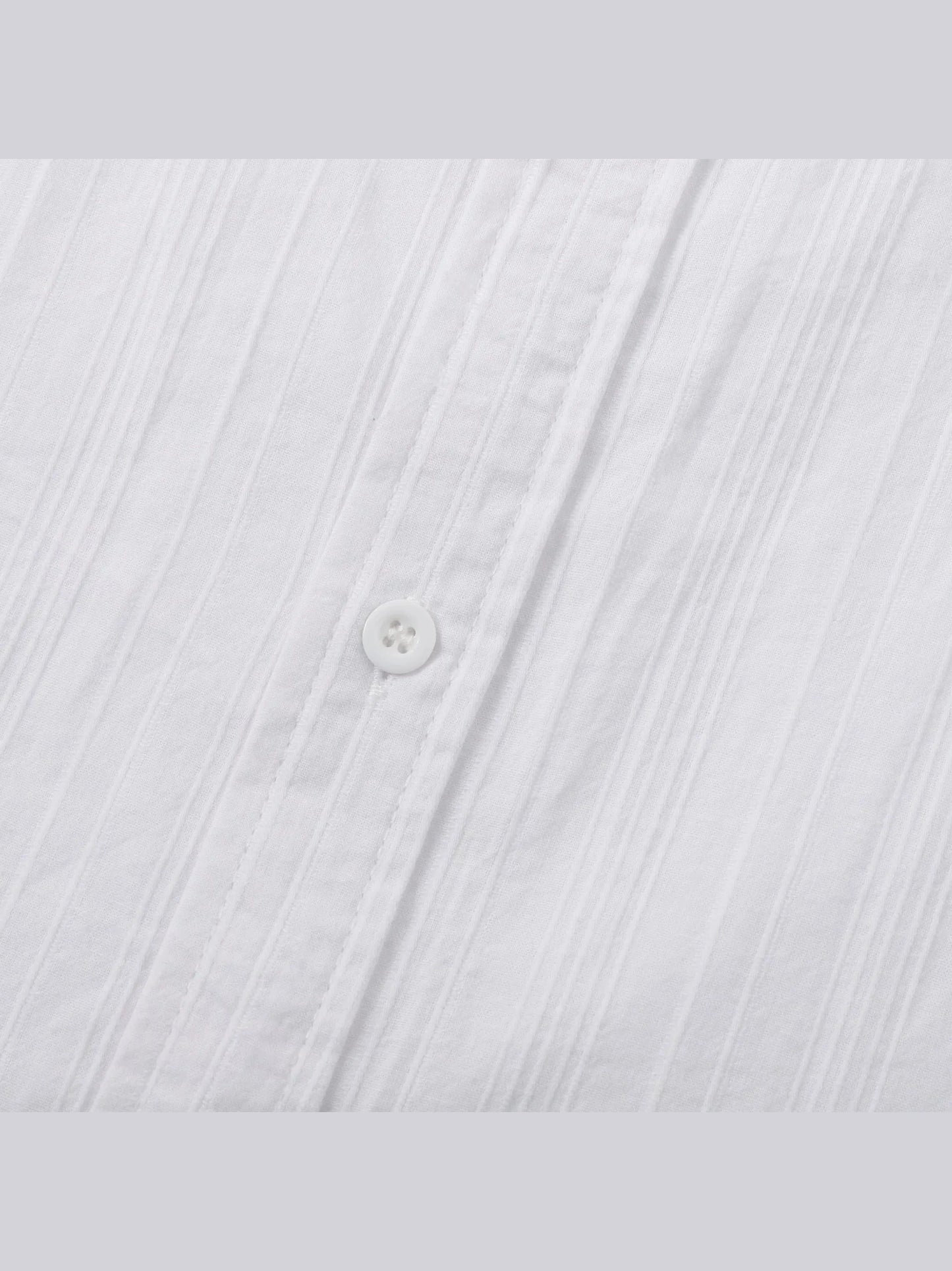 Men's Short Sleeve Button Down Shirt with Chest Pocket Trendsi