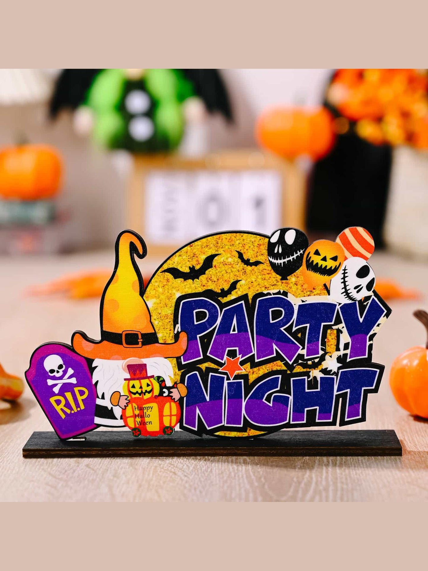 Assorted 2-Piece Halloween Element Ornaments