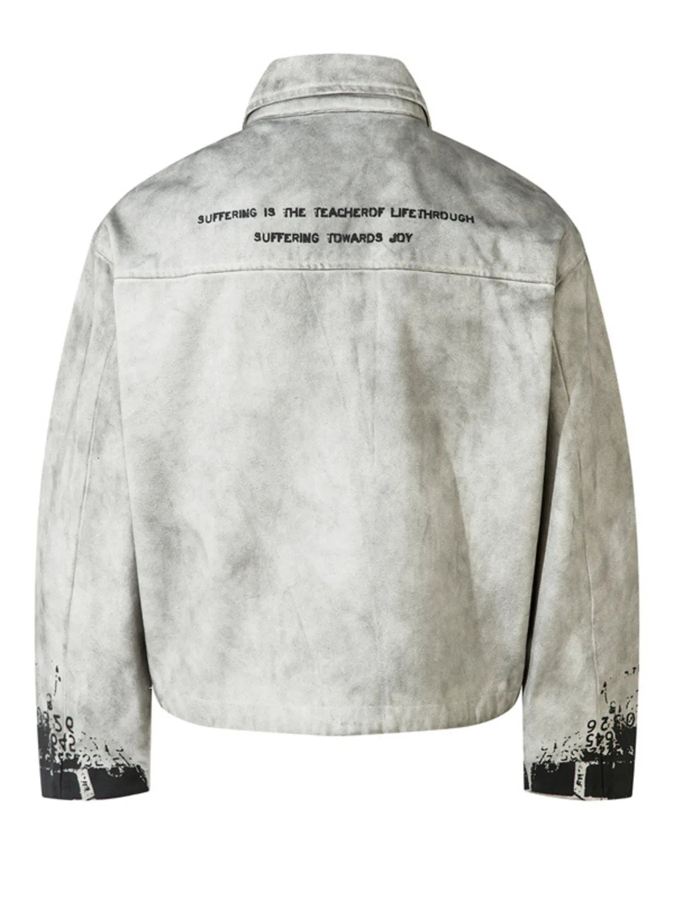 Men's Printed Zip Up Jacket Trendsi