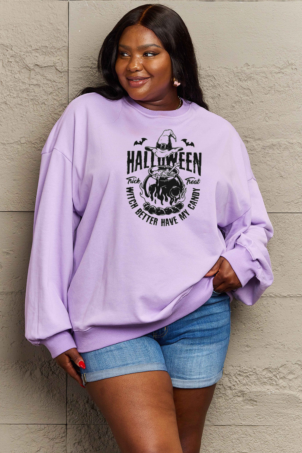 Simply Love Full Size Graphic Round Neck Sweatshirt NicholesGifts