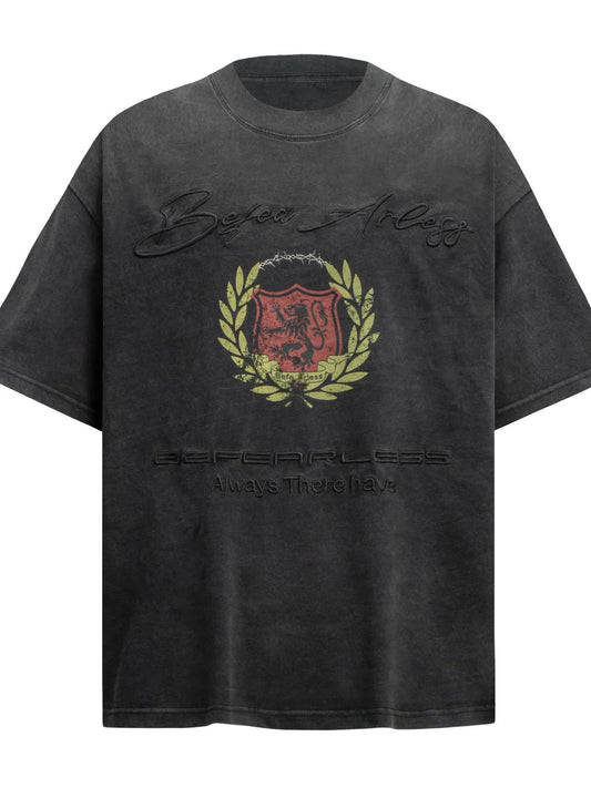 Men's Graphic Round Neck Short Sleeve T-Shirt Trendsi