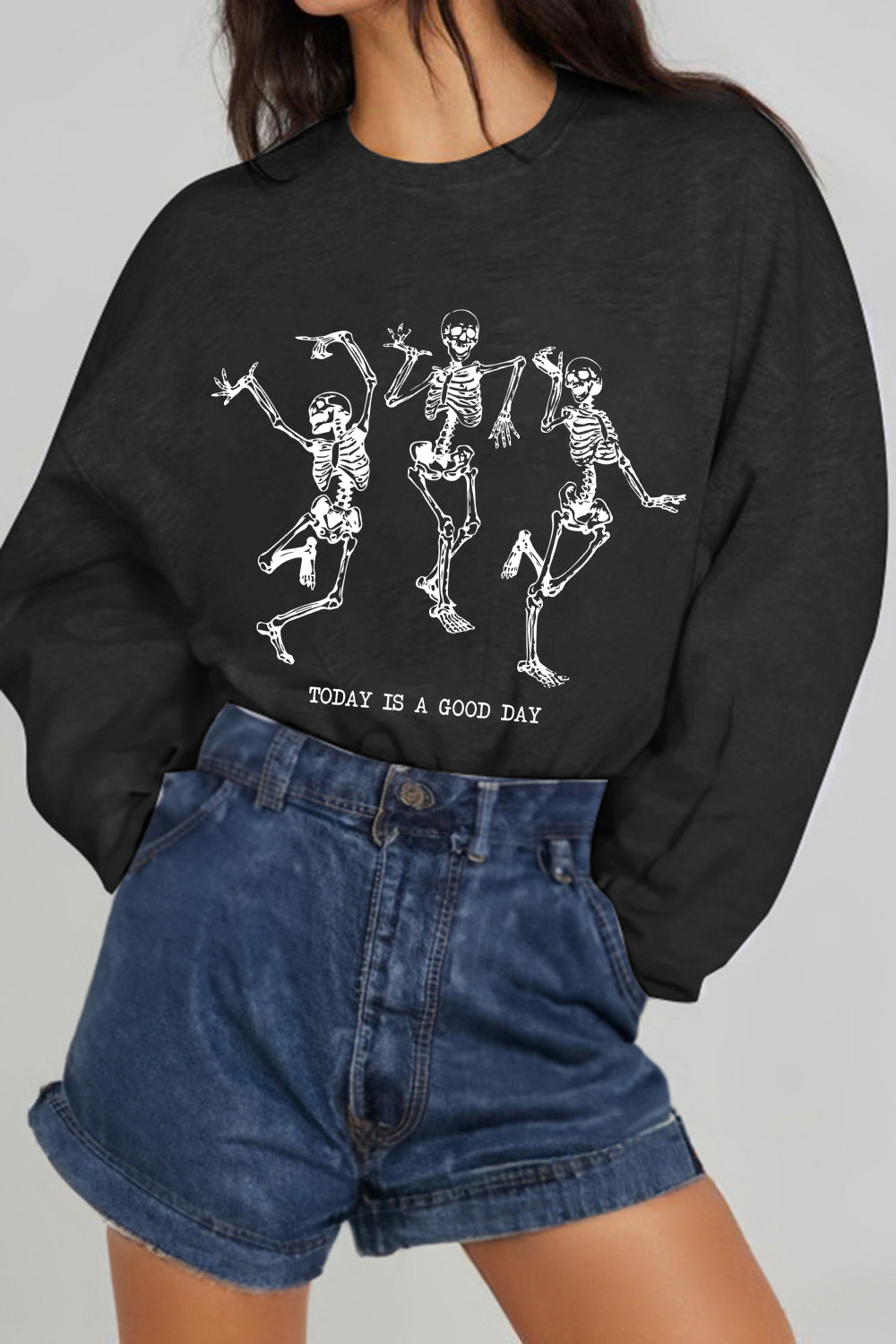 Simply Love Simply Love Full Size TODAY IS A GOOD DAY Graphic Sweatshirt NicholesGifts