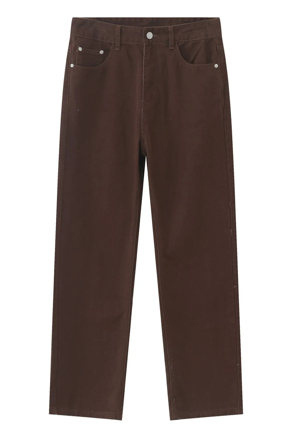 Straight Leg Jeans with Pockets Trendsi