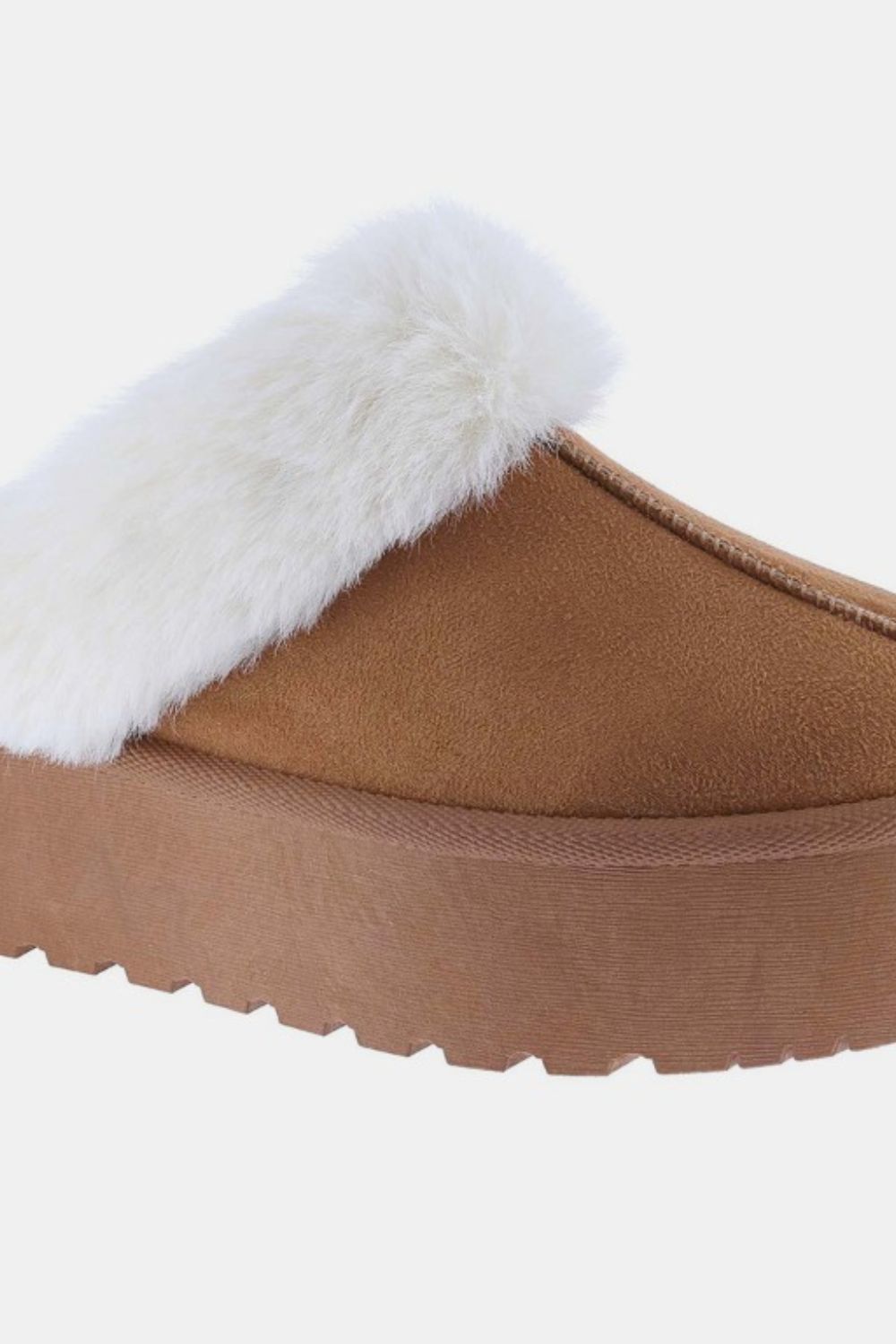 Women Weeboo Thick Bottom Fur Trim Snow Slippers nicholesgifts