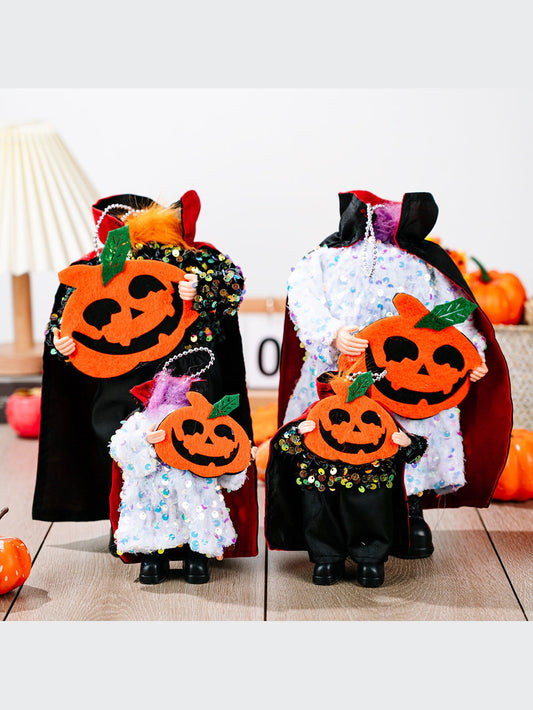 Two-Piece Sequin Halloween Hanging Widgets