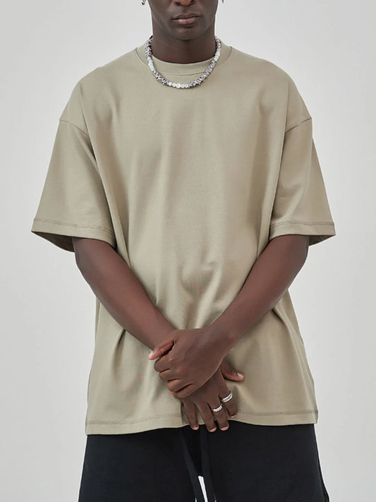 Men's Round Neck Drop Shoulder T-Shirt NicholesGifts