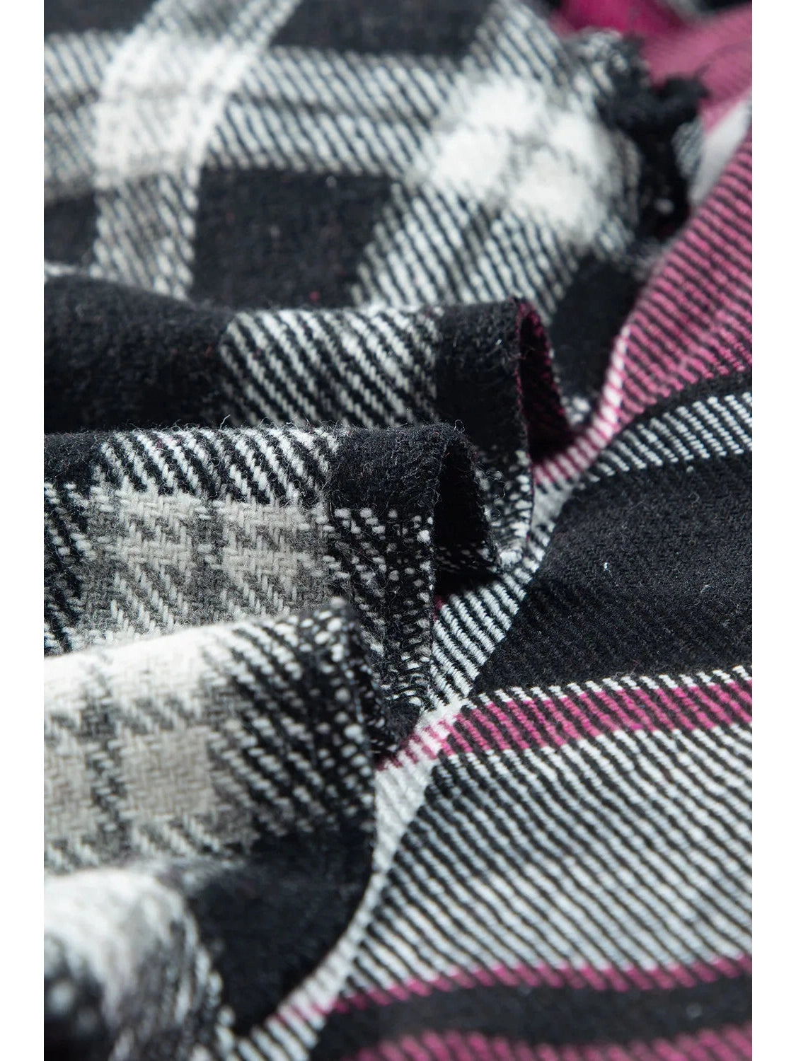 Pocketed Plaid Collared Neck Long Sleeve Shacket NicholesGifts