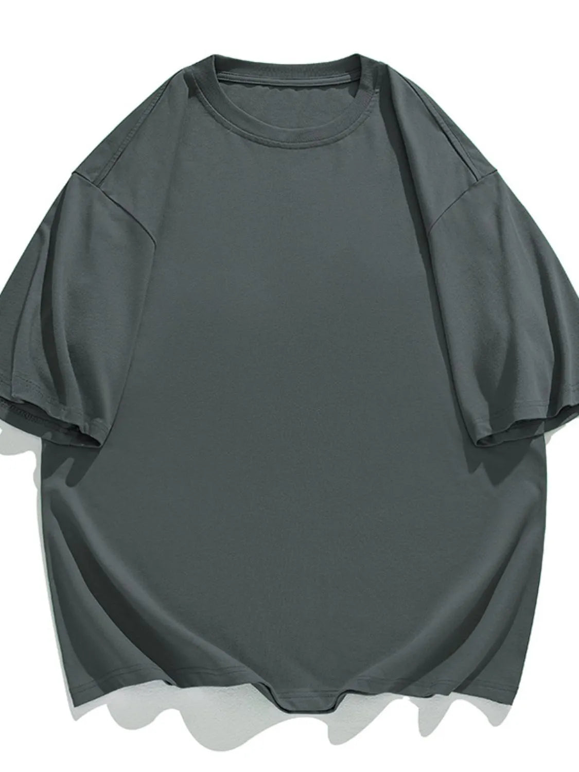 Men's Basic style Round Neck Drop Shoulder T-Shirt NicholesGifts