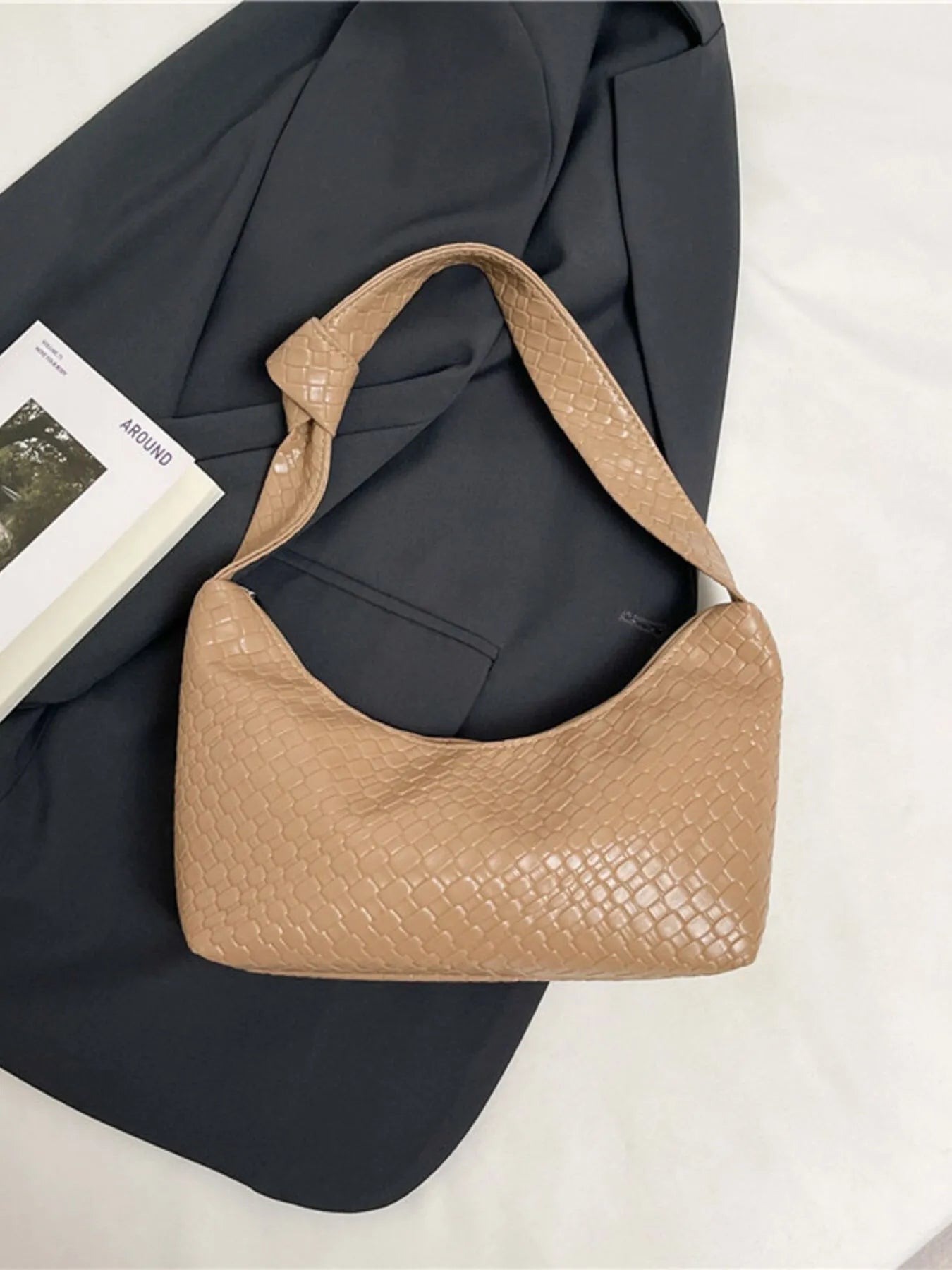 PU Leather Shoulder Bag Trendsi