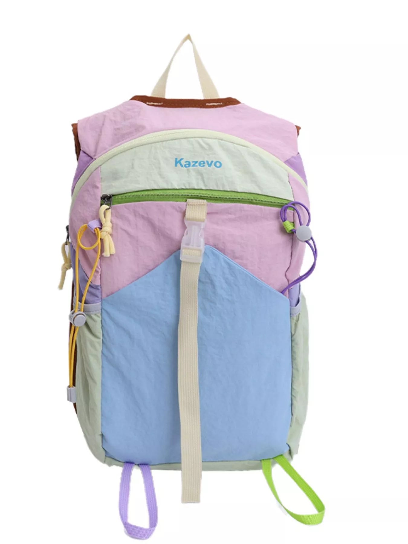 Lightweight Color Block Backpack Bag nicholesgifts